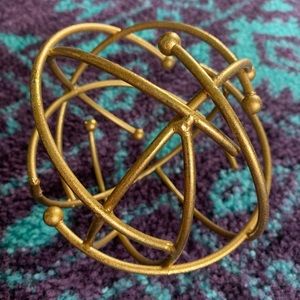 Three Golden Orbs- Wedding Table Decor